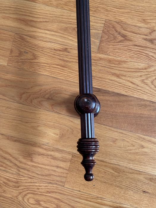 Varão p/cortinados + argolas em madeira | 2.15m