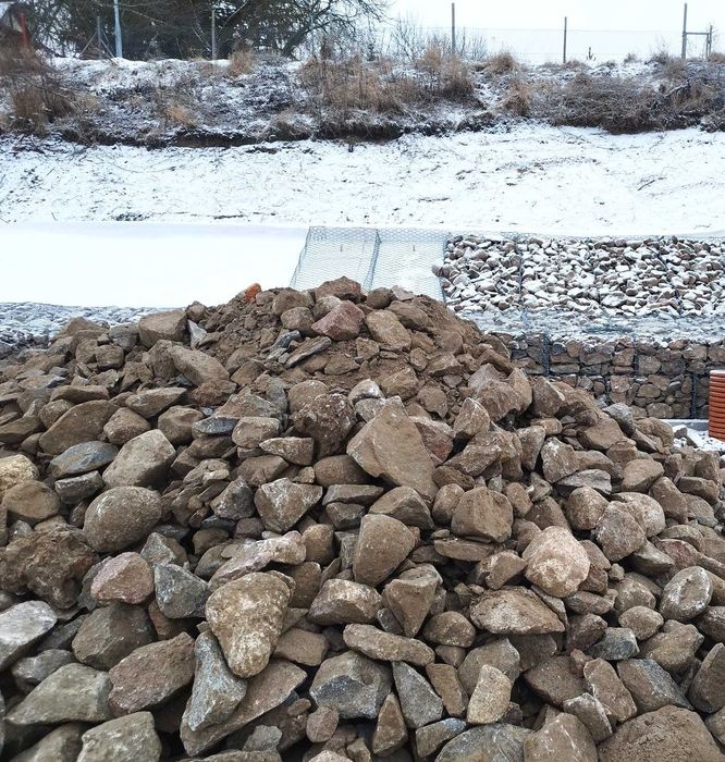 Kamień kruszywo do gabionów łamany kruszony gabiony