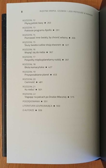 Carl Sagan "Błękitna kropka. Człowiek i jego przyszłość w kosmosie"