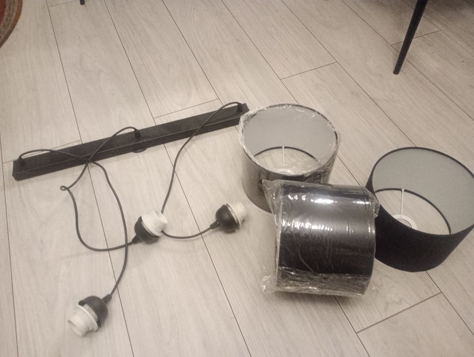 Lampa wisząca trzypunktowa