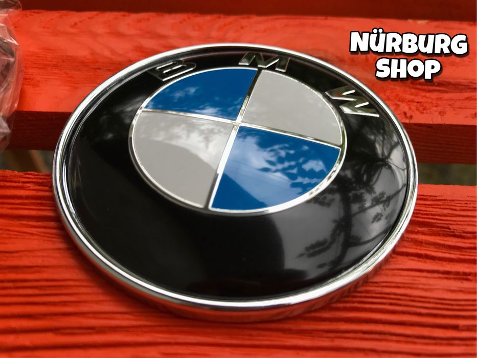 Эмблема на крышку багажника BMW 78 мм Е39 Е53 логотип шильдик значок