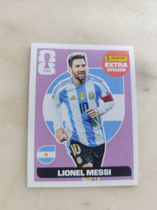 Cromo extra sticker Lionel Messi