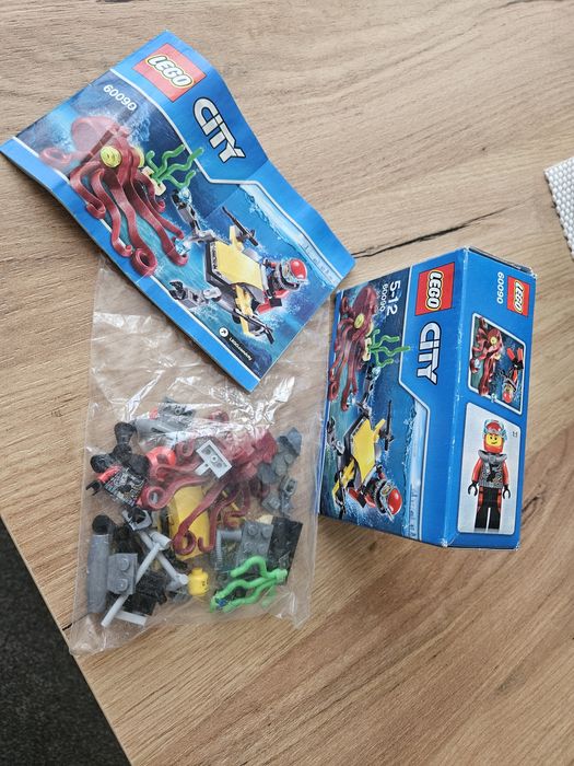 Klocki lego city skuter głębinowy 60090