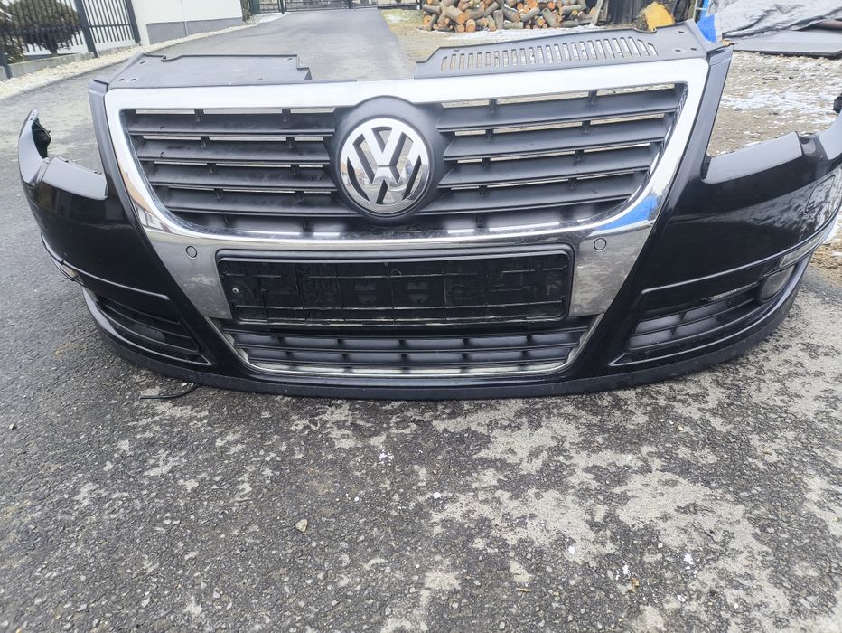 Grill atrapa przednia zderzaka chrom passat B6 kratka pdc