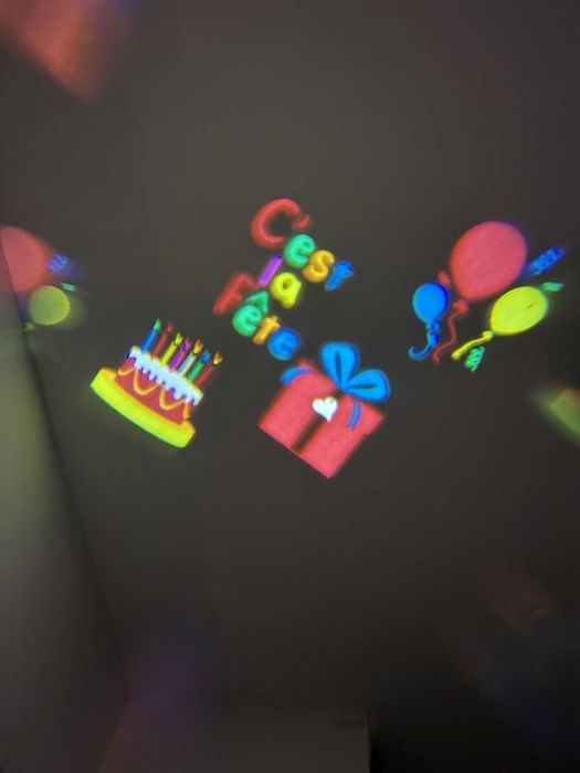 Projektor wewnętrzny i zewnętrzny Święta Boże Narodzenie lampki WYSYŁK