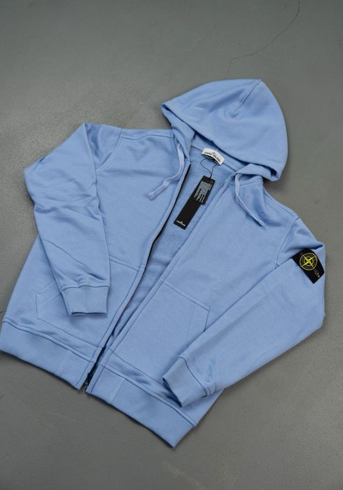 Фіолетовий Зіп худі Stone Island Худи Стон Айленд Фиолетовая кофта Стонік SI