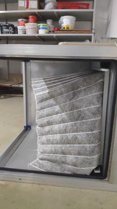 Вентеляційна Установка підготовки повітря, з рециркуляцією,  очистка п