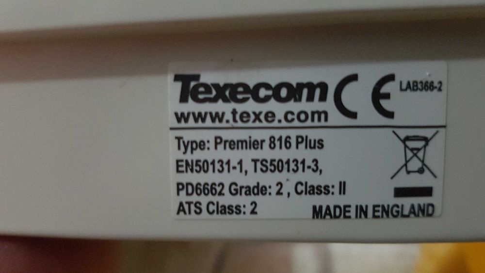Central de Alarme Texecom
