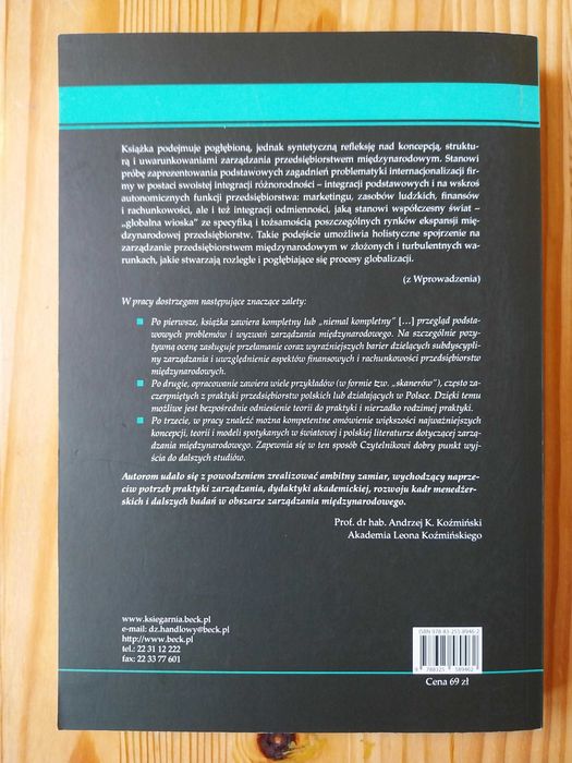 Zarządzanie przedsiębiorstwem międzynarodowym