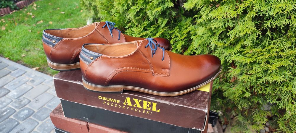 Nowe Buty męskie skóra r. 43