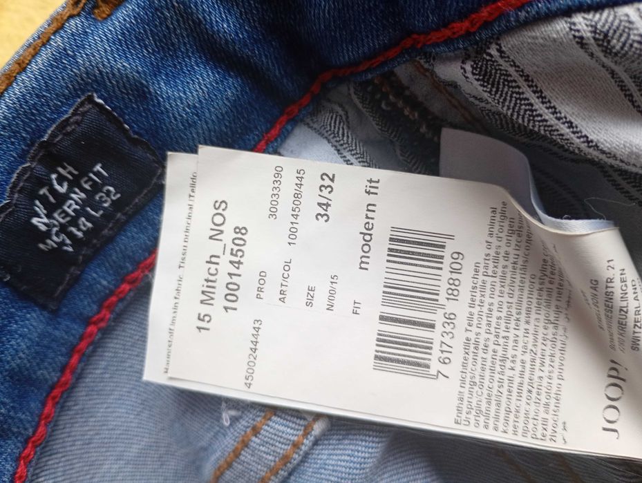 Joop spodnie jeansowe męskie 34/32
