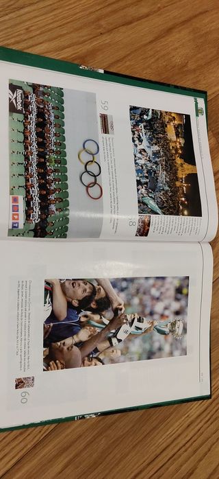 Livro cromos História Visual do Sporting
