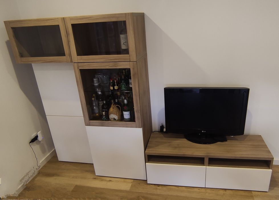 Conjunto de móveis de sala+TV IKEA Bestä