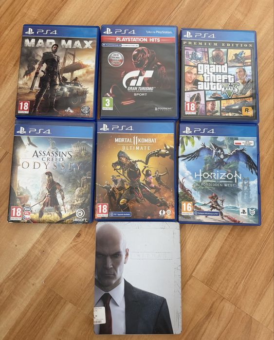 Zestaw gry PlayStation 4. 7 sztuk
