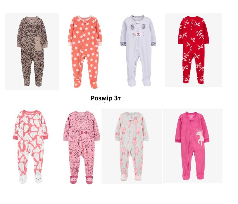 Флісовий чоловічок піжама картерс carters