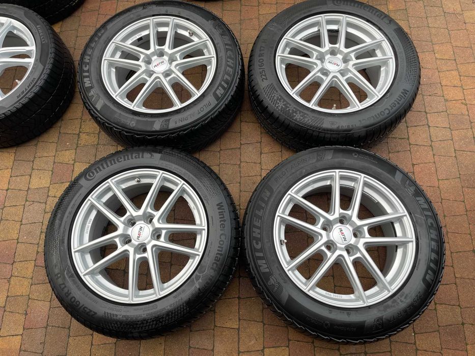 3967. Koła zimowe SsangYong Korando IV 5x112 ET35 225/60/17 7.5/8.5mm