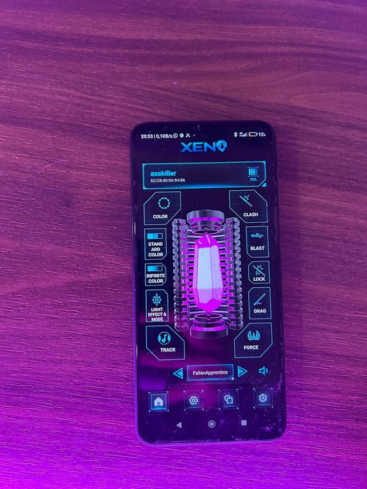 Sabre de luz neopixel para cosplay e duelo Star Wars