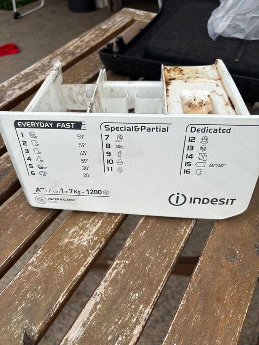 Caixa detergente máquina de lavar roupa Indesit