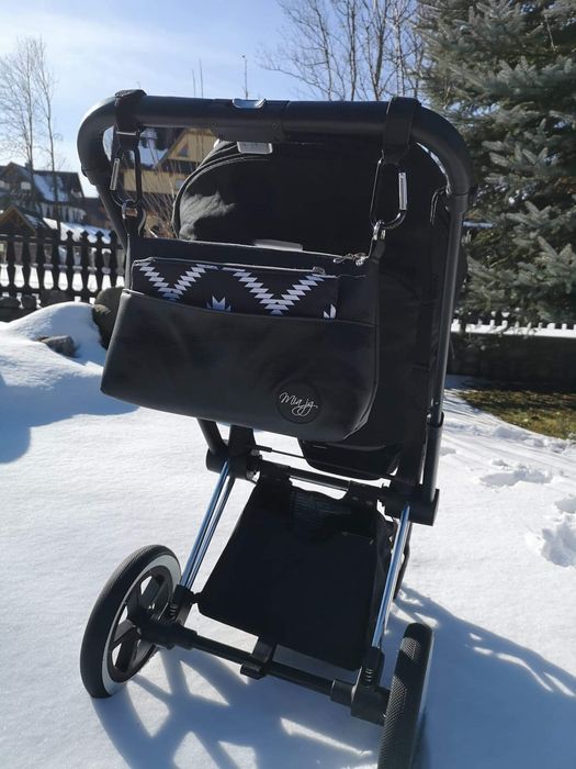 Cybex Priam lux ZESTAW nakładka torba torebka Mia JG aztec OKAZJA