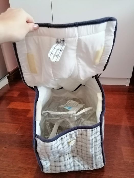 Casinha para guardar fraldas bebé