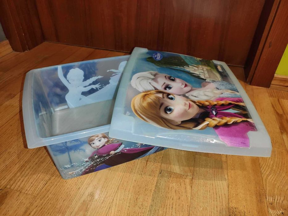 Kraina Lodu Frozen pojemnik STAN IDEALNY do pokoju dzieci 10L pudełko
