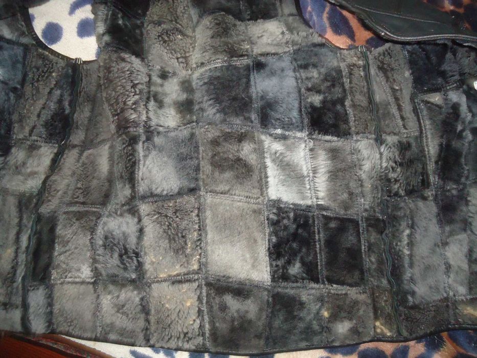 желет кожа на меху