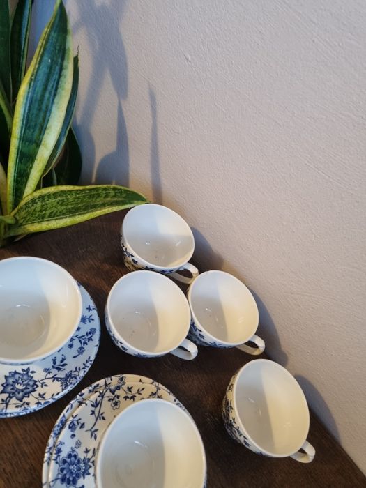 Anglia England porcelana zastawa komplet Filiżanki spodki do herbaty v