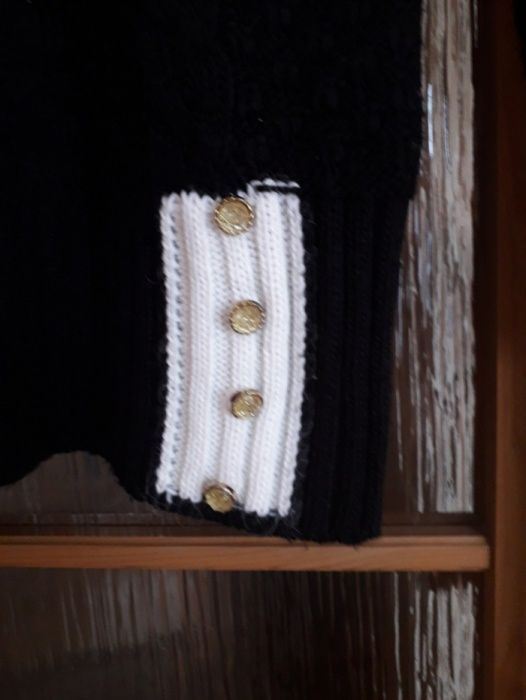 SWETEREK czarny * SWETER damski - rozm. M 38