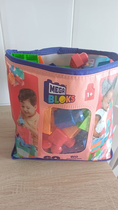 Mala de Blocos de Construção Mega Bloks (1-5 anos)