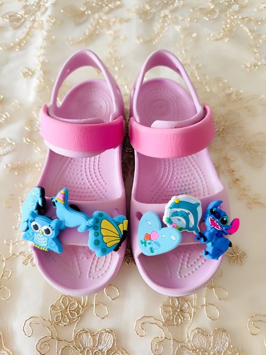 Crocs c11 28 29 lekkie sandały do wody przypinki