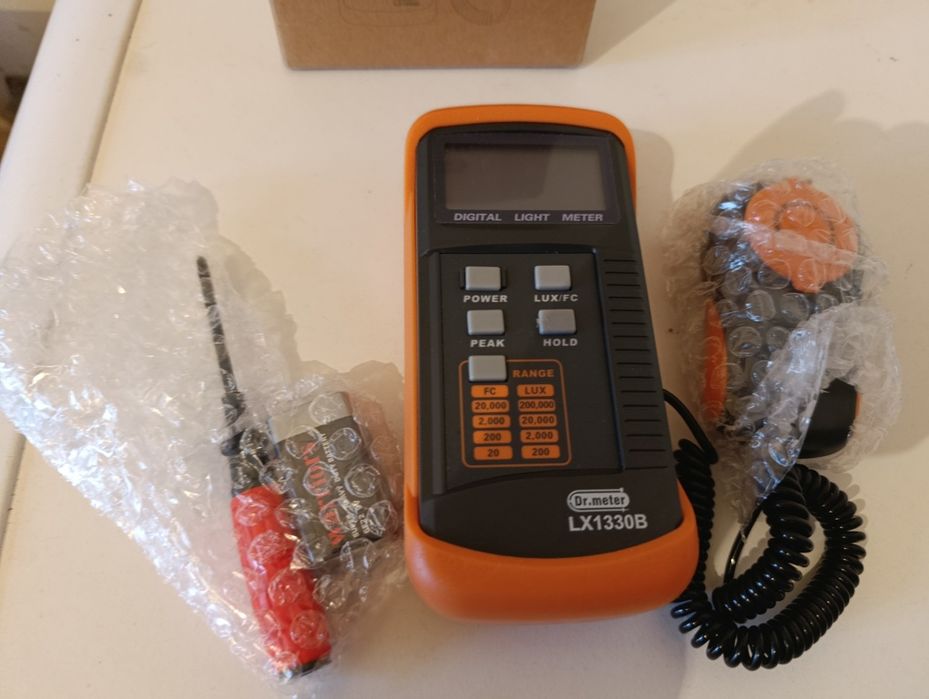 Nowy Luksomierz Cyfrowy Dr.meter LX1330B - Precyzyjny Pomiar Oświetlen