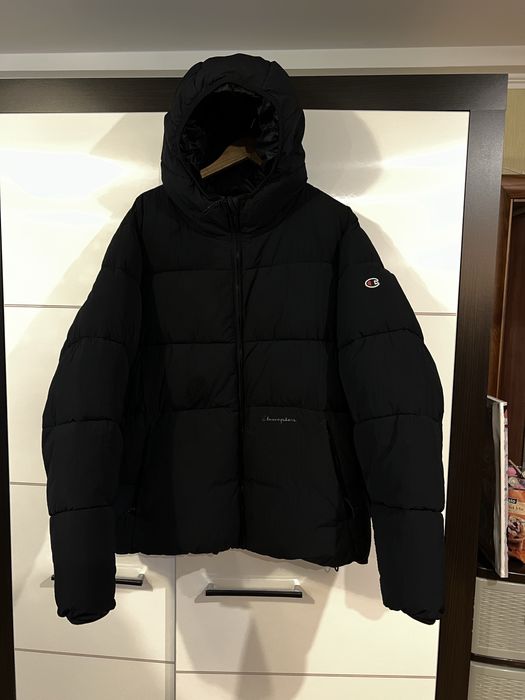 Нейлоновый Пуховик дутий Champion x The North Face XL