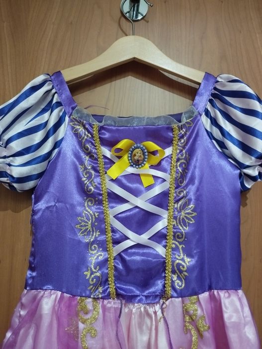 Vestido Rapunzel 5 anos