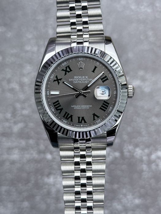 Чоловічий швейцарський годинник Rolex Datejust Wimbledon