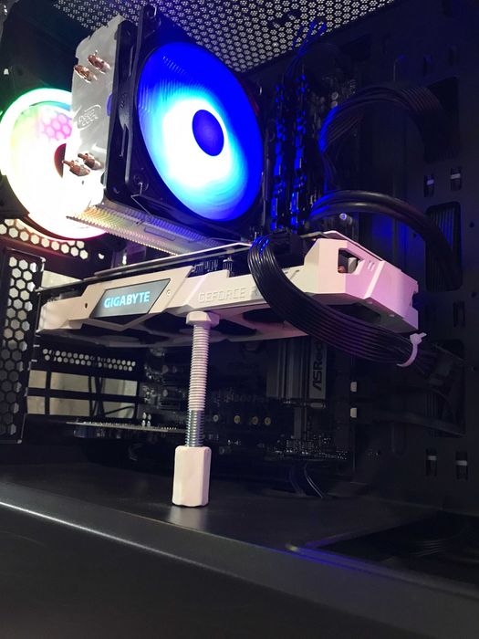 Игровой ПК Ryzen 5 3600, 16gb DDR4, RTX 2060 White 6gb, SSD+HDD