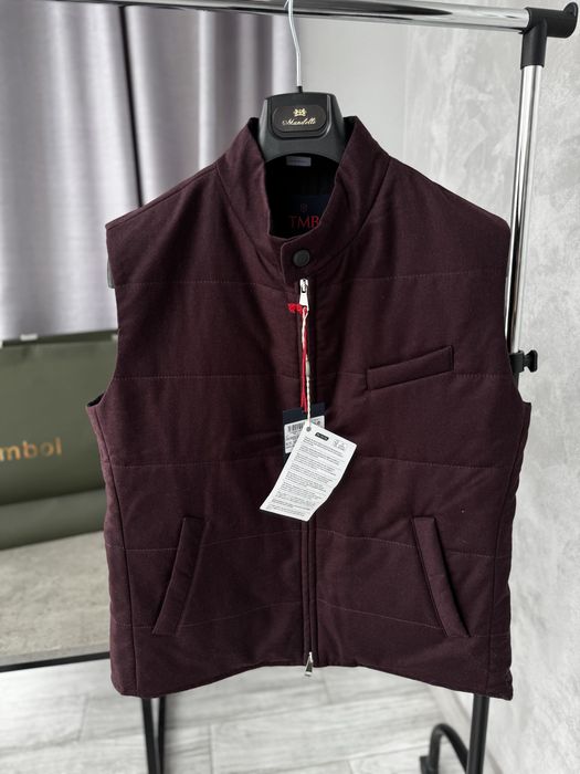 Шерстяная Итальянская жилетка Tombolini