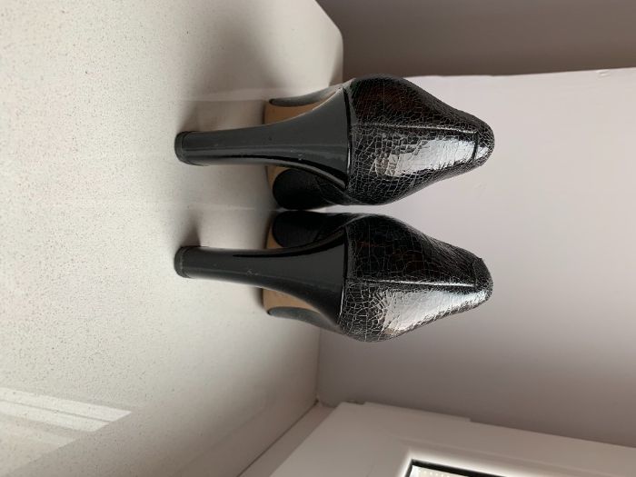 Buty szpilki czółenka wysoki gruby wygodny obcas GINO ROSSI 39,5