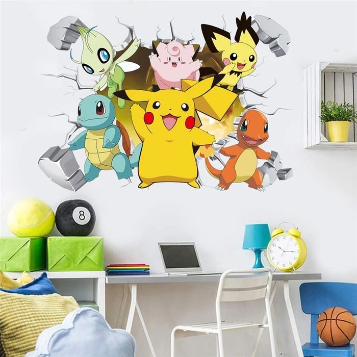 Autocolante parede Pokemon