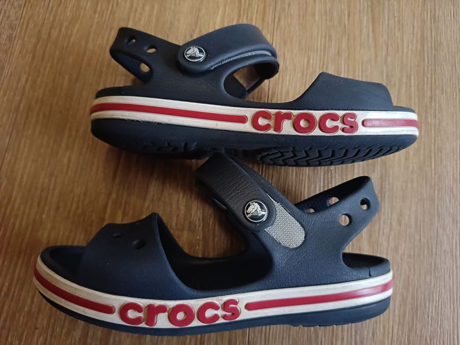 Sandały Crocs chłopięce granatowe, C12 ( 29-30 )