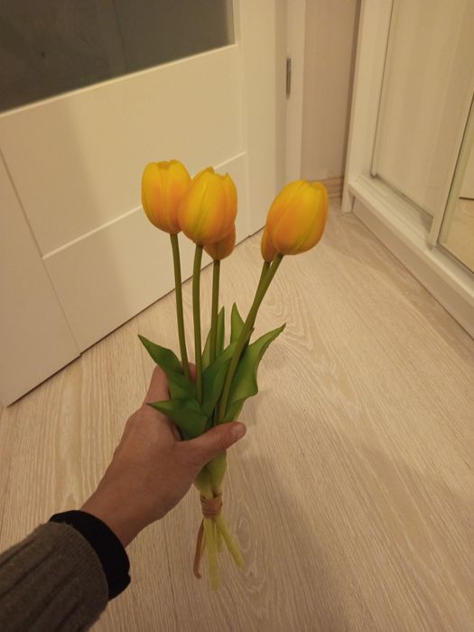 Bukiet tulipanów silikonowe
