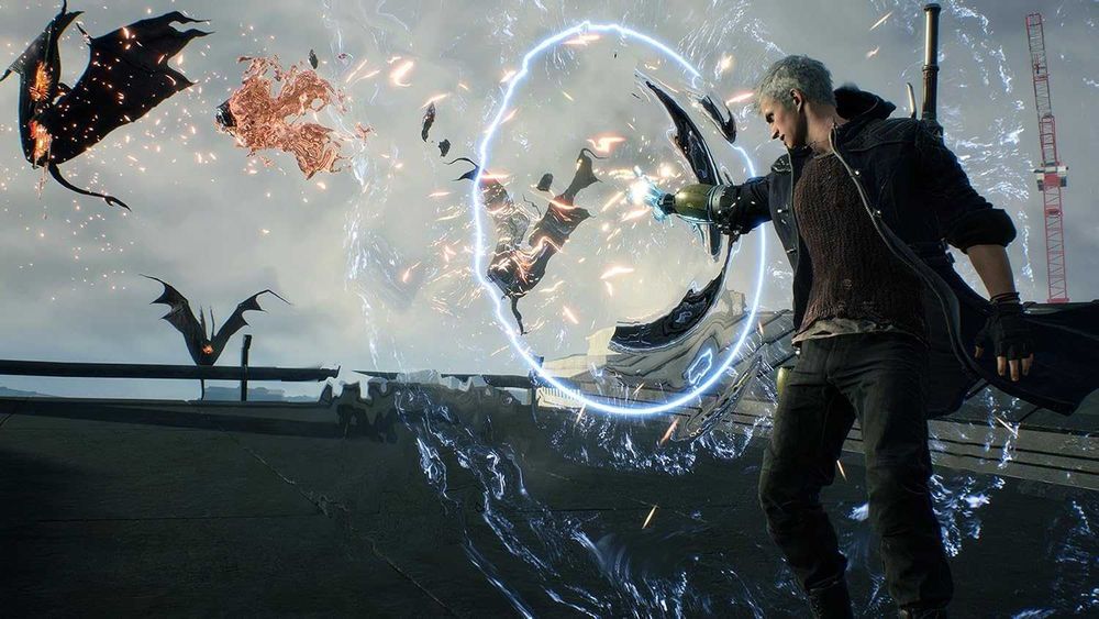 Devil May Cry 5 PS4 / PS5 - świetna gra akcji, slasher PL