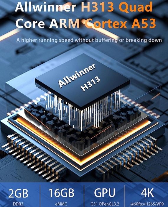 Odtwarzacz multimedialny x98 Max 2/16 smart TV BOX