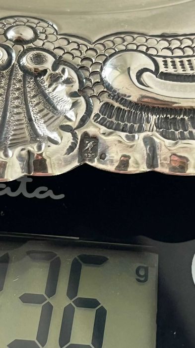 Salva de prata antiga