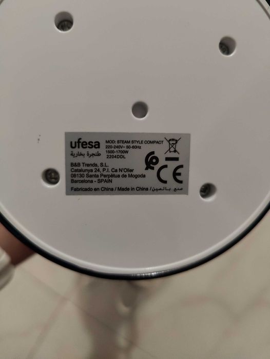 Vendo ferro de engomar a Vapor Ufesa