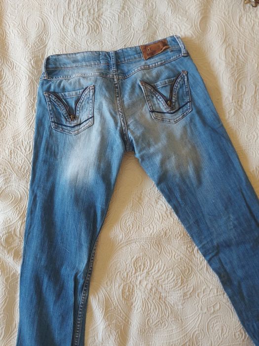 Calça ganga Stradivarius 38