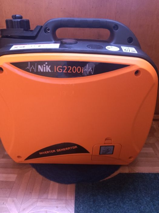 Генератор бензиновый NIK 1,8  кВт/ 2 кВт 220 В