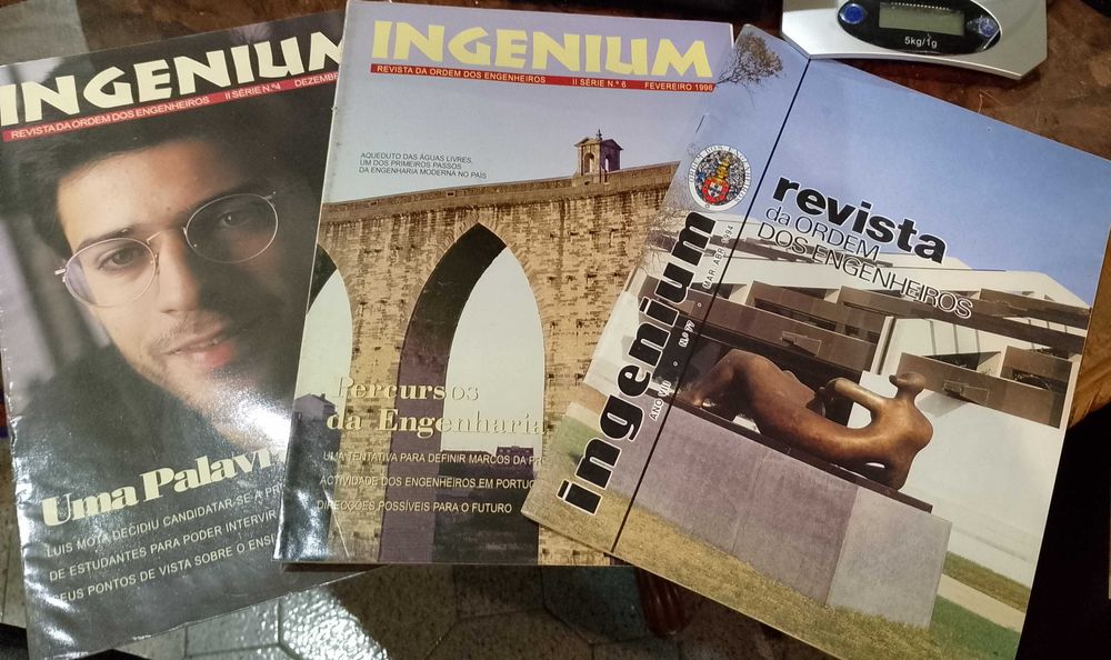 Revistas Ingenium "Ordem dos Engenheiros" 3 unidades