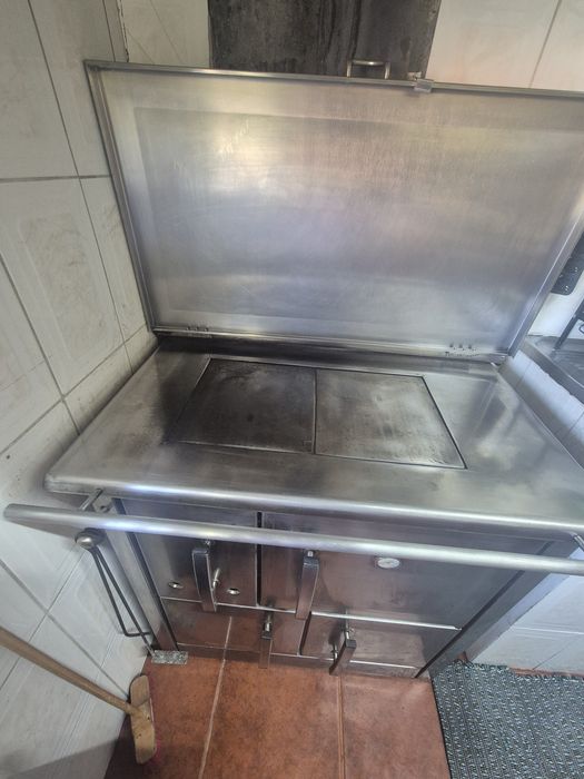 Fogao de lenha em inox