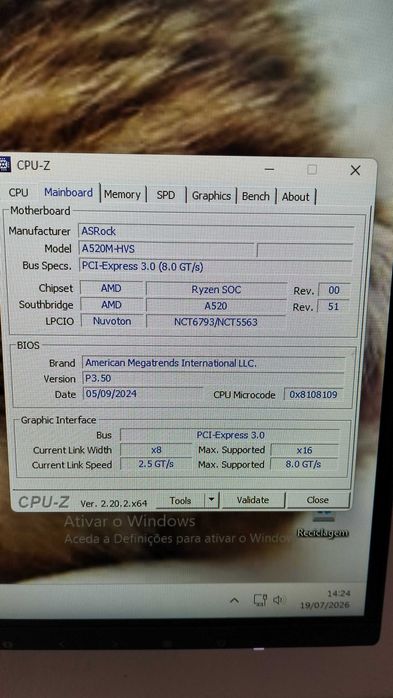 Motherboard asrock A520M-HSV DDR4 AM4