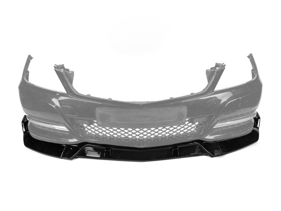 Mercedes C-class W204 2007-2015рр. Накладка на передній бампер DPT Lip
